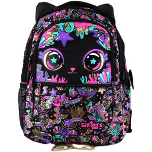 Smiggle Large Zipper Backpack School Supplies for Primary Students Stress Relief Bookbag Australian Style Daily Learning Gear