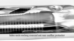 MUFFLER BELAKANG CT110 REAR MUFFLER PROTECTOR CT110 EXHAUST COVER CT110 PROTECTOR EKZOS COVER MODENAS