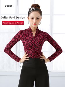 DANBAOLUO | Dancing Dress Shirts for Social and Standard Dance Long Sleeve Stylish and Fitting