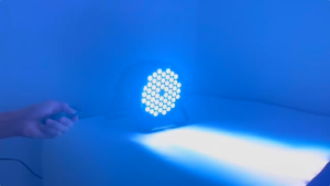 54 LED X 3W Par Lights RGBW 3in1 Stage Light DMX512 Sensor Suara Disco lighting (With DMX Cable)