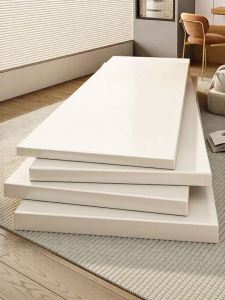 WUBUWEI | White Real Wood Eco-friendly Panel for Cabinets Tables Shelves