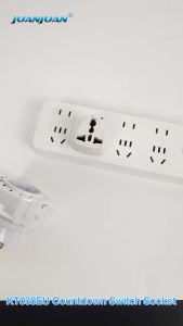 Ổ Cắm Hẹn Giờ Đếm Ngược Chuẩn EU 230V Công Tắc Hẹn Giờ 12/24 Giờ Điều Khiển Đèn Gia Dụng Sạc Ổ Cắm Thông Minh