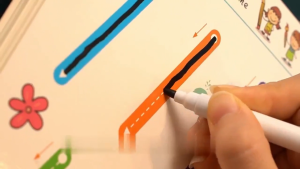 LD-M386 Mainan Edukasi Menggambar Latihan Menulis Titik Dapat Dihapus Buku Set Tracing Workbook