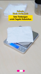 TORA Timbangan Digital 3 Kg Minimalis - Mini Precicion Digital Scale