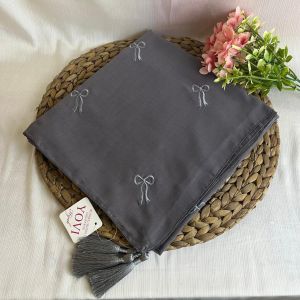 HIJAB SEGIEMPAT PARIS COQUETTE TASEL PREMIUM//KERUDUNG SEGI EMPAT PARIS BORDIR PITA KECIL//PARIS COQUETTE TASEL PREMIUM