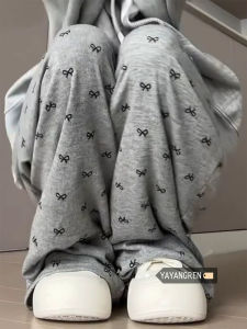 Quần Ống Rộng Lót Lông Cừu Cho Bà Bầu Quần Dài Thường Ngày Mùa Thu Đông Quần Dài Cotton Polyester Cạp Cao Có Thể Điều Chỉnh