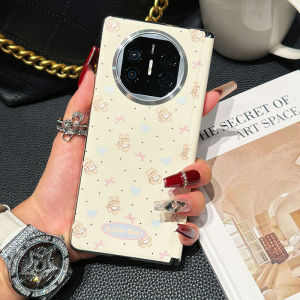 เคสโทรศัพท์ Huawei MateX5 แบบพับได้ กระเป๋าสะพายข้างแบบเต็มจอ ดีไซน์การ์ตูนหมีสำหรับผู้หญิง ป้องกันการตกหล่น ระดับไฮเอนด์