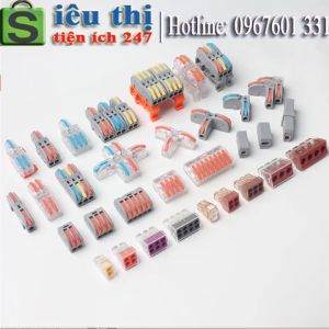 Cút Nối Dây Điện Nhanh Jack Nối Điện Nhanh Nhựa Chống Cháy  PCT
