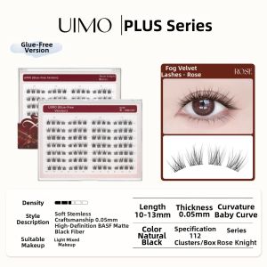 UIMO | Adhesive Free Large Size False Lashes