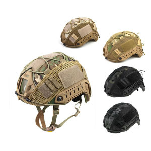 Multicam Fastหมวกกันน็อกAirsoftการล่าสัตว์อุปกรณ์เสริมCSสงครามBattleหมวกกันน็อกผ้าสําหรับOps-Core FAST PJ BJ MHยุทธวิธีหมวกนิรภัย