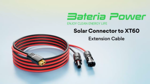 Bateria Power Solar to XT60 Charge Extension Cable 12AWG 3.3Ft/10FT Solar Connector to XT60 Adapter Cable for Solar Panel to LiFePO4