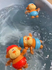 Baby Bath Toys Wind Up Swimming Animal monkey duck Toys Kids Infant Shower Play Toys