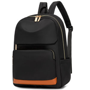 Fashionable Oxford Cloth Womens Backpack Large Capacity Commuter Bag with Multiple Pockets Travel Versatile Bookbag