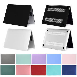 เคสสำหรับ Macbook Air Pro 13 14 15 16 นิ้ว รุ่น M5 M4 M3 M2 M1 ชิป ฝาหลังแบบด้าน ปี 2025 2024 2023 2022 2021 2020 รุ่น A3434 A3112 A3240