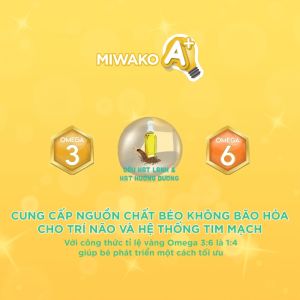 Combo 6 Hộp Sữa Hạt Hữu Cơ Miwako A+ 700g Vị Vani Nhập Khẩu Chính Hãng Malaysia Cho Bé Từ 1 Tuổi - Miwako Official Store