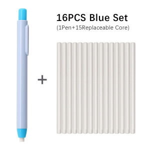 MROOFUL | Creative Pen Shape Press Type Pencil Eraser Set For Student Back to School Sketching Painting Writing Erase Stationery Supplies