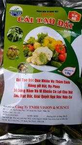 CẢI TẠO ĐẤT SINH HỌC  Giải Độc Hữu Cơ Tơi xốp Đất Ngăn Ngừa Nấm Bệnh Ở Rễ BIO.ANTI CMV 3 TRONG 1