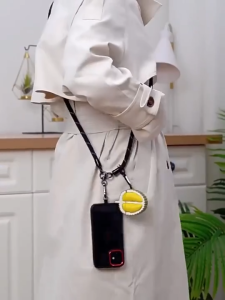 【🔥SG STOCK🔥】RICHMENTMALL Multifunctional Adjustable Crossbody Lanyard Neck Strap Chain For Phone Case Cover Sport Climbing Nylon Single Cord Rope Pouch Bag Portable Wallet Adjustable Phone Chain with Clip Hook with Lanyard Hole