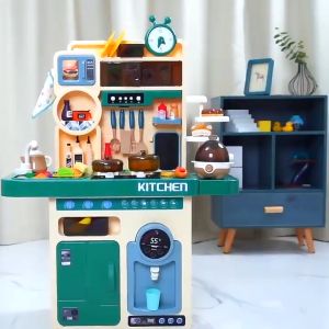 Đồ Chơi Nhà Bếp Cỡ Lớn Mô Phỏng Đồ Dùng Nhà Bếp Nấu Ăn Phát Triển Trí Tuệ Và Vui Chơi Dành Cho Trẻ Từ 2-8 Tuổi Cao 94 Cm