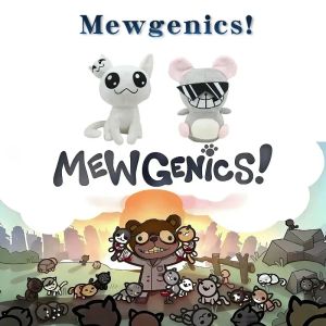 Beast Kingdom | Hot Kawaii Mewgenics Game Peripherals Mewgenics Stacy Plush Toys Mewgenics Game Peripheral Dolls Game Fans Birthday Gift