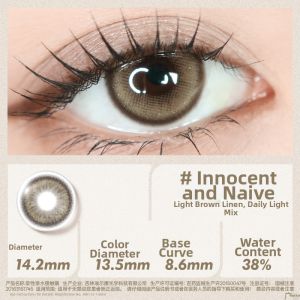 MOUCEE | Half-Yearly Axis Highlighting Prescription Color Contacts 2 Pcs