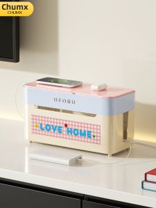 CHUMX | High Capacity Wire Organizer Cable Management Box