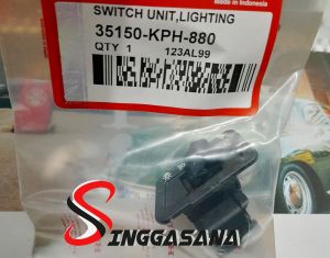 TOMBOL SAKLAR LAMPU KPH SUPRA X 125 FIT VARIO BEAT SMASH