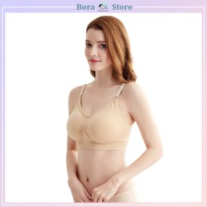 Áo lót cho con bú không gọng đệm mút mỏng nâng đỡ ngực chống chảy xệ