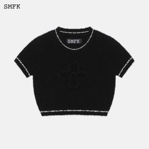 SMFK | Contrast Stripe Slim Fit T-shirt