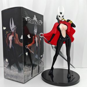 Bandai | Hollow Knight Hornet 23cm Anime Figure Tỷ Lệ 1/7 Có Thể Sưu Tầm Với Kiếm Áo Choàng Đỏ - Trang Trí Để Bàn Bằng PVC Dành Cho Người Hâm Mộ