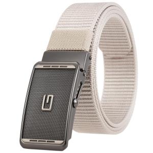 Thắt Lưng Nam Bằng Vải Canvas Có Khóa Tròn Bằng Kim Loại Thắt Lưng Chiến Thuật Thường Ngày Cho Thanh Thiếu Niên Quần Jeans Thắt Lưng