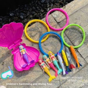 Rotating Creative Mermaid Clamshell Dive Toy