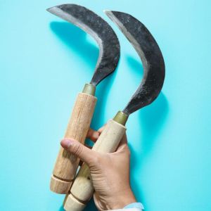 arit sabit mini baja asli super tajam /ARIT Rambanan ternak