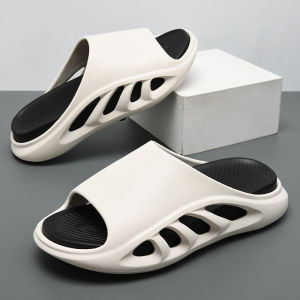 Mens Summer Casual Thick Bottom Outdoor Wearable Anti-Slip Wear-Resistant Sports Slippers Beach Sandals Comfortable EVA