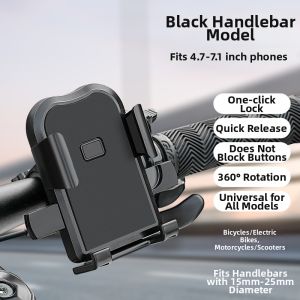 Shockproof Bike Phone Mount for Mountain and Road Bikes
