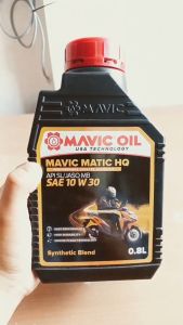 Oli Mavic Matic HQ 800ml 10w30 Oil Motor Matik 0.8 Liter Scooter Botol
