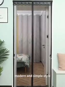 MLADEN 100x210CM Magnetic Door Curtain Net Door Anti Mosquito Insect Fly Bug Curtains Automatic Closing Door