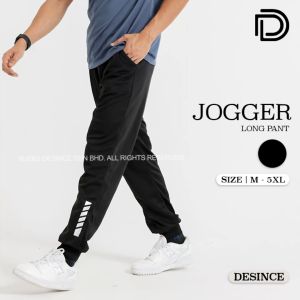 DESINCE Men Jogger Pants Long Pants Cooling Sweatpants Seluar Exercise Gym Jogger Seluar Panjang MP 038