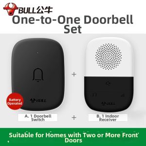 Bull | Wireless Long Range Waterproof Outdoor Doorbell