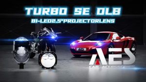 Bi-laser Biled Projector Lens Biled Turbo SE DLB Bi-led Dual Low Beam 2.5 inch AES 75 Watt