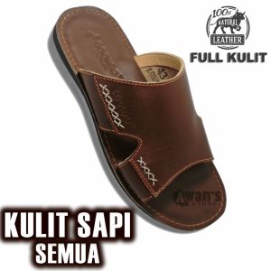 Sandal Kulit Sandal Pria Kulit Sapi BERKUALITAS - COOLED