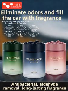 HELLOLEIBOO | Long-lasting Deodorizing Solid Aroma Car Air Freshener