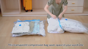 Reusable Vacuum Sealer Bag Travel Storage Resealable Compressed Convenient Storage Home Storage Bag