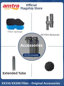 AMTRA | Fish Tank Filter Media Activated Carbon Cotton Extension Tube Rotor
