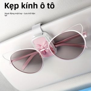 1 Nơ Kính Mát Ô Tô Khung Chất Liệu ABS Hình Vuông Nhẹ Lưu Trữ Kẹp Cho Tấm Che Xe Ô Tô Thiết Kế Tiết Kiệm Không Gian Tiện Lợi