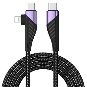 Cáp Sạc Nhanh USB Type C 2 Trong 1 Hỗ Trợ PD Tương Thích Với iPhone 17/16/15 Max MacBook iPad Xiaomi - Dây Sạc Bền Bỉ