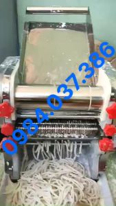 Máy cắt sợi bánh canh Máy cán bột mỳ làm mì tươi chạy điện Fkm200