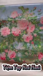 (Chủ Đề Hoa) Tranh Đính Đá Hoa Gắn Đá 5D Kích Thước 30x40 Tự Hoàn Thành DIY
