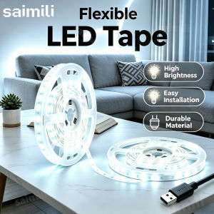 LED Strip Lights High Brightness Flexible LED Tape Lights Flexible Cuttable USB for Home DIY TV Backlight Room Decorations