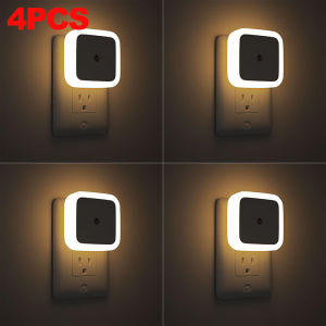 Night Light Night Lights EU Plug into Wall 1-8 Pack Nightlight Plug in Night Light Dusk to Dawn Night Lamp Led (Warm/White)